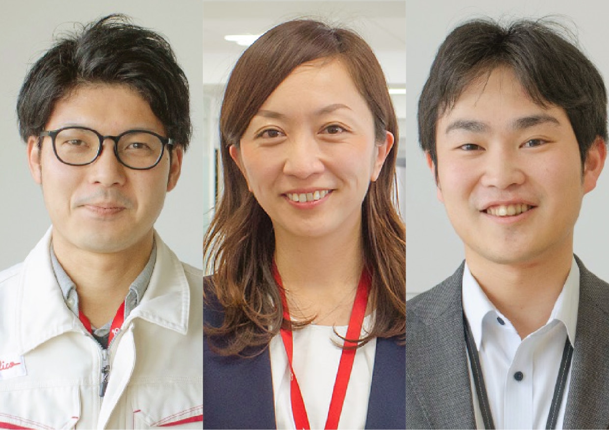 写真：社員の顔写真